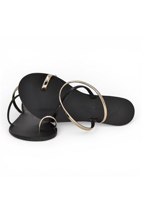 Sandalo donna Nicolas Lainas colore nero. NICOLAS LAINAS | 63T-NERO